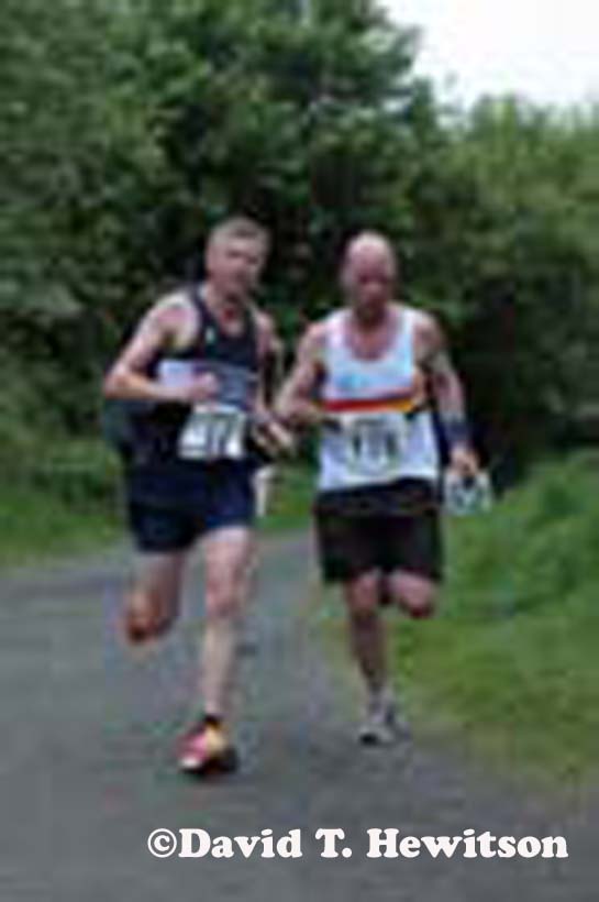 Finishing the George Ogle Memorial Race, Rowlands Gill.